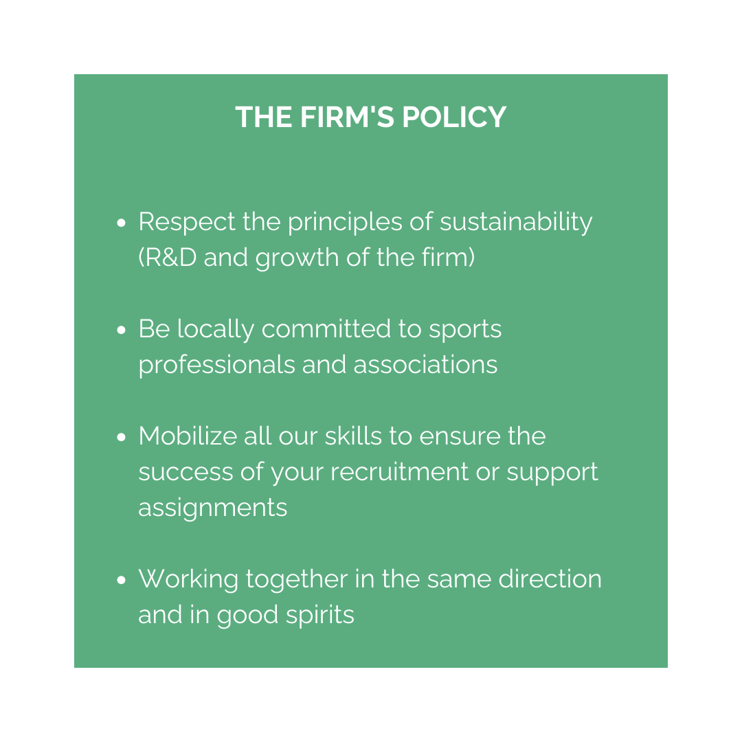 the firm's policy